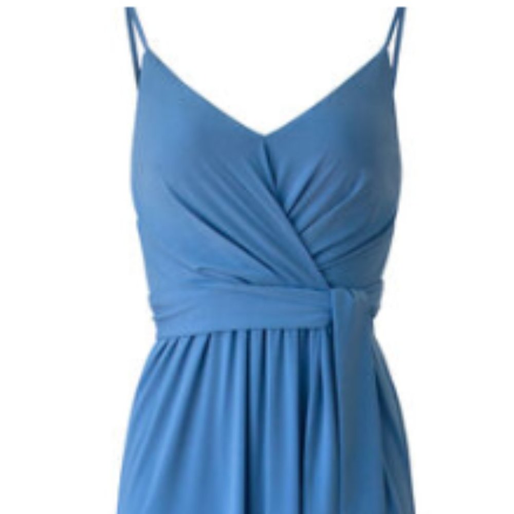 Maxi Faux Wrap Dress